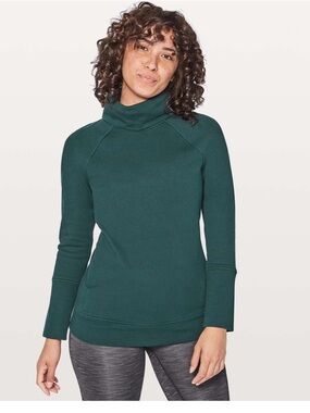 lululemon athletica To You Tunic Sweater in Submarine (Deep Teal)